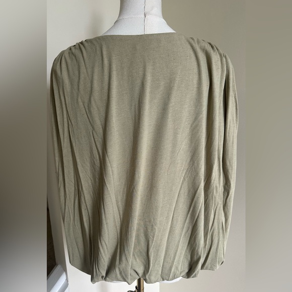 Express Green Ruched Bubble Tank- X-Large - Picture 7 of 10